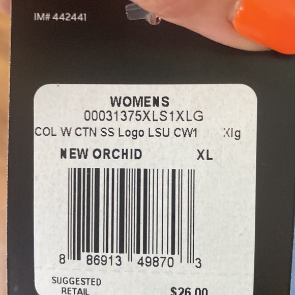 3/$12 Women's LSU the nike tee extra large purple - Picture 6 of 10